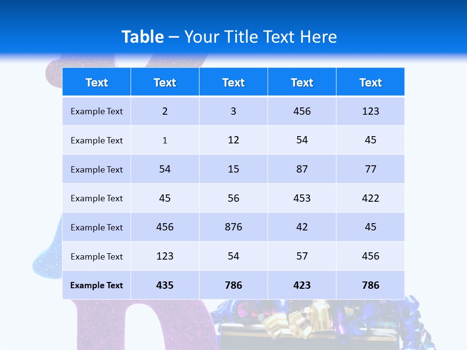 Striped June Masculine PowerPoint Template
