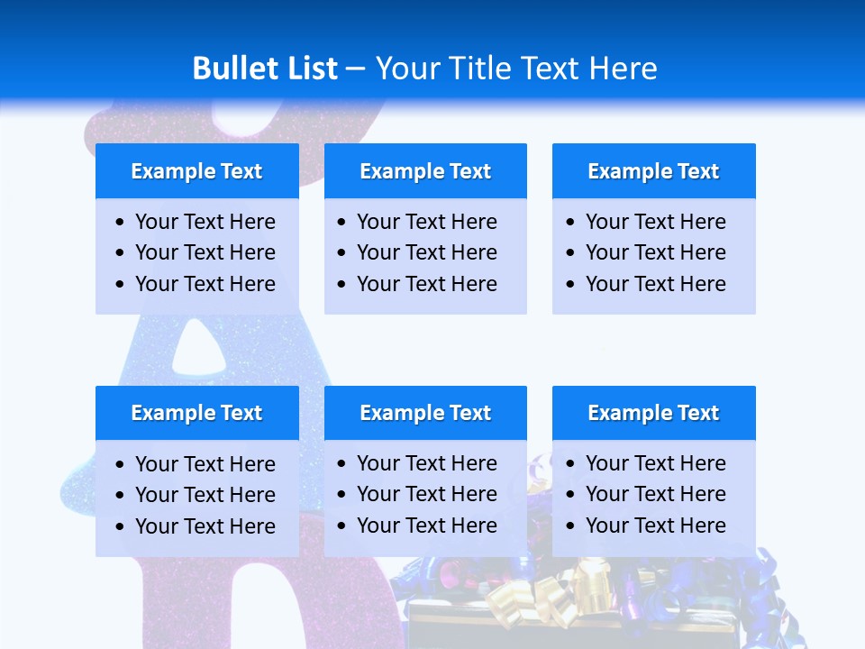 Striped June Masculine PowerPoint Template