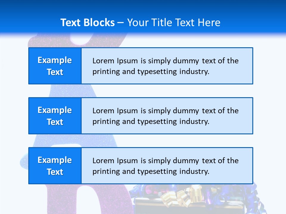 Striped June Masculine PowerPoint Template