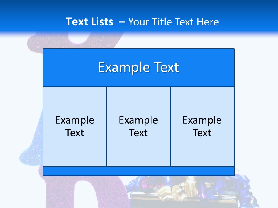 Striped June Masculine PowerPoint Template