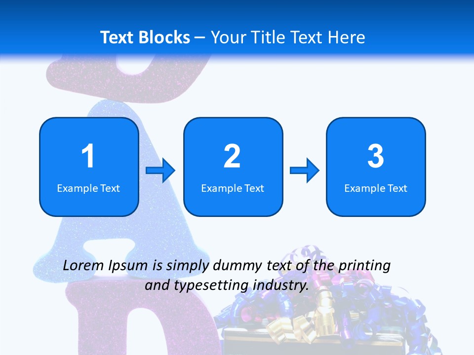 Striped June Masculine PowerPoint Template