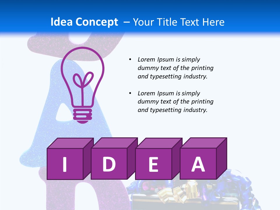 Striped June Masculine PowerPoint Template