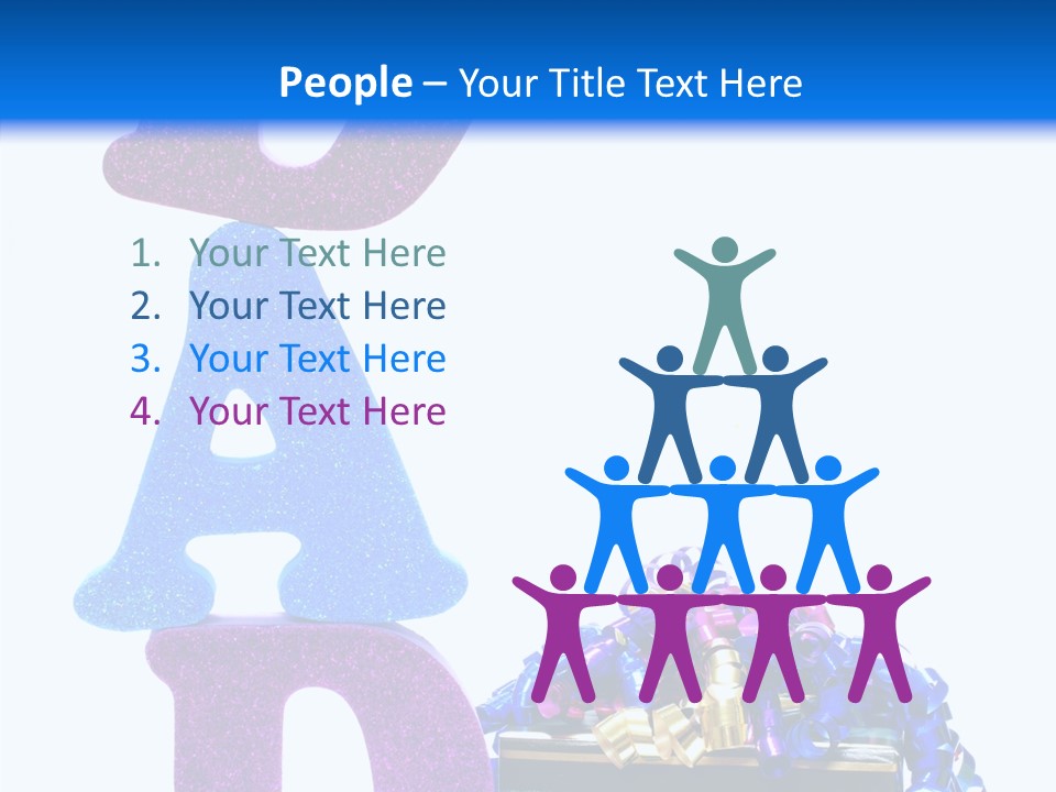 Striped June Masculine PowerPoint Template