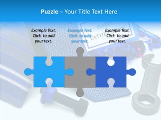 Toy Pattern Tie PowerPoint Template