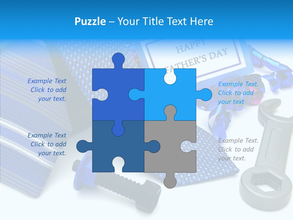 Toy Pattern Tie PowerPoint Template