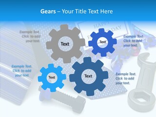 Toy Pattern Tie PowerPoint Template