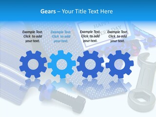 Toy Pattern Tie PowerPoint Template