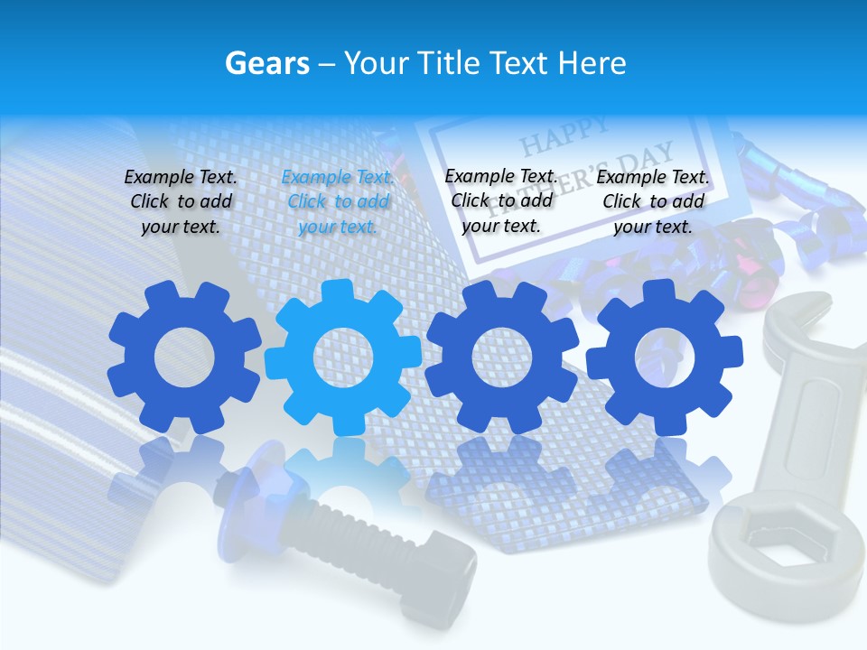 Toy Pattern Tie PowerPoint Template