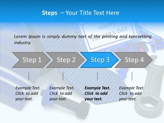 Toy Pattern Tie PowerPoint Template