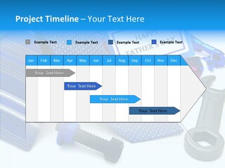 Toy Pattern Tie PowerPoint Template