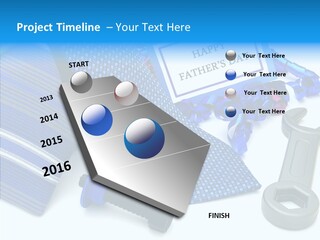 Toy Pattern Tie PowerPoint Template