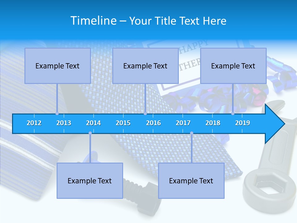 Toy Pattern Tie PowerPoint Template