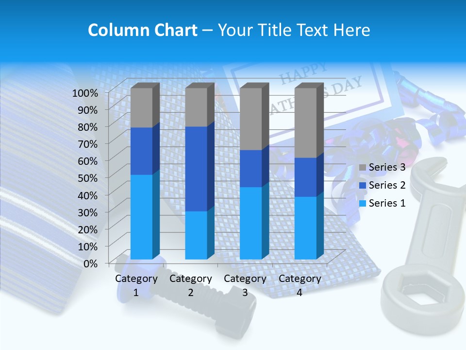 Toy Pattern Tie PowerPoint Template