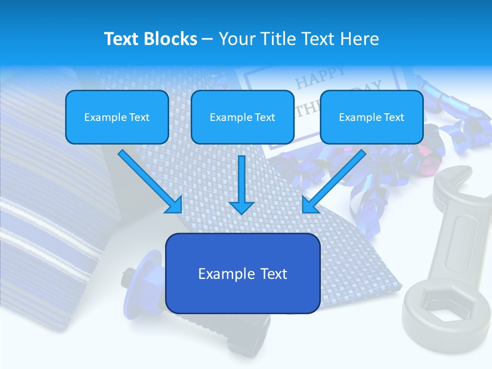 Toy Pattern Tie PowerPoint Template