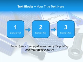 Toy Pattern Tie PowerPoint Template