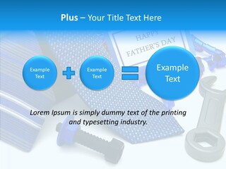 Toy Pattern Tie PowerPoint Template