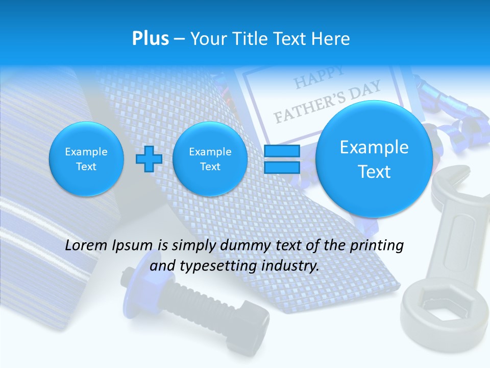 Toy Pattern Tie PowerPoint Template