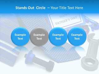 Toy Pattern Tie PowerPoint Template