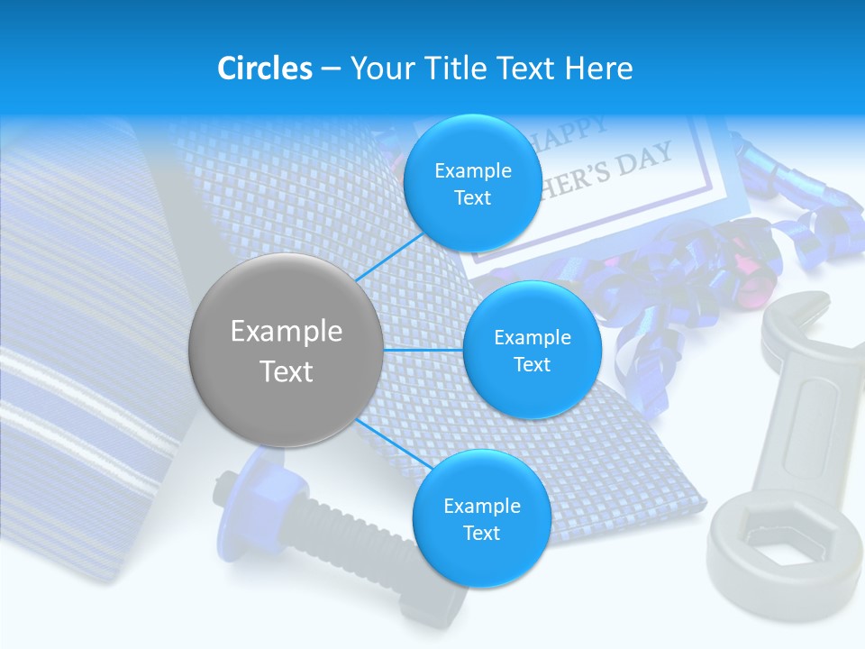 Toy Pattern Tie PowerPoint Template