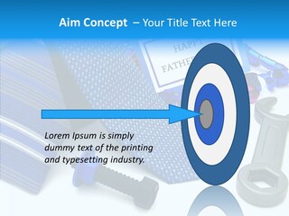 Toy Pattern Tie PowerPoint Template