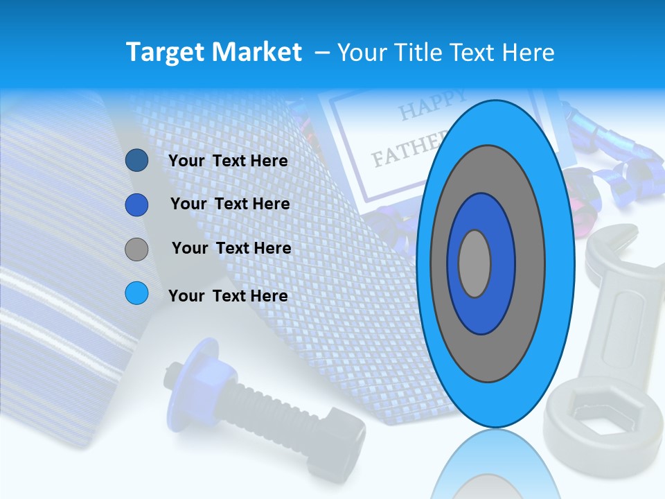 Toy Pattern Tie PowerPoint Template