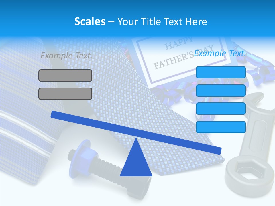 Toy Pattern Tie PowerPoint Template