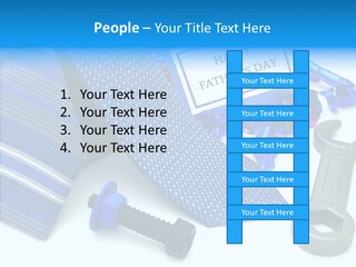 Toy Pattern Tie PowerPoint Template