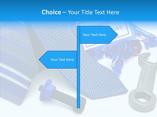 Toy Pattern Tie PowerPoint Template
