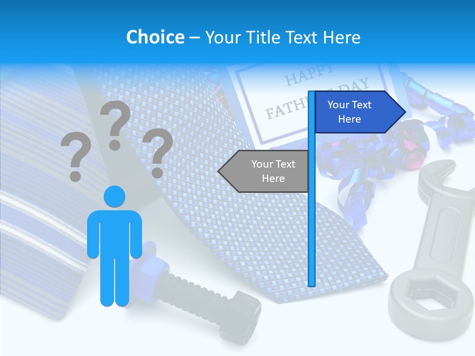 Toy Pattern Tie PowerPoint Template