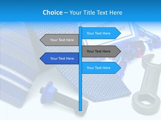Toy Pattern Tie PowerPoint Template