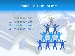 Toy Pattern Tie PowerPoint Template
