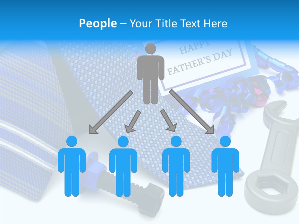 Toy Pattern Tie PowerPoint Template