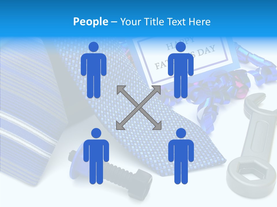 Toy Pattern Tie PowerPoint Template