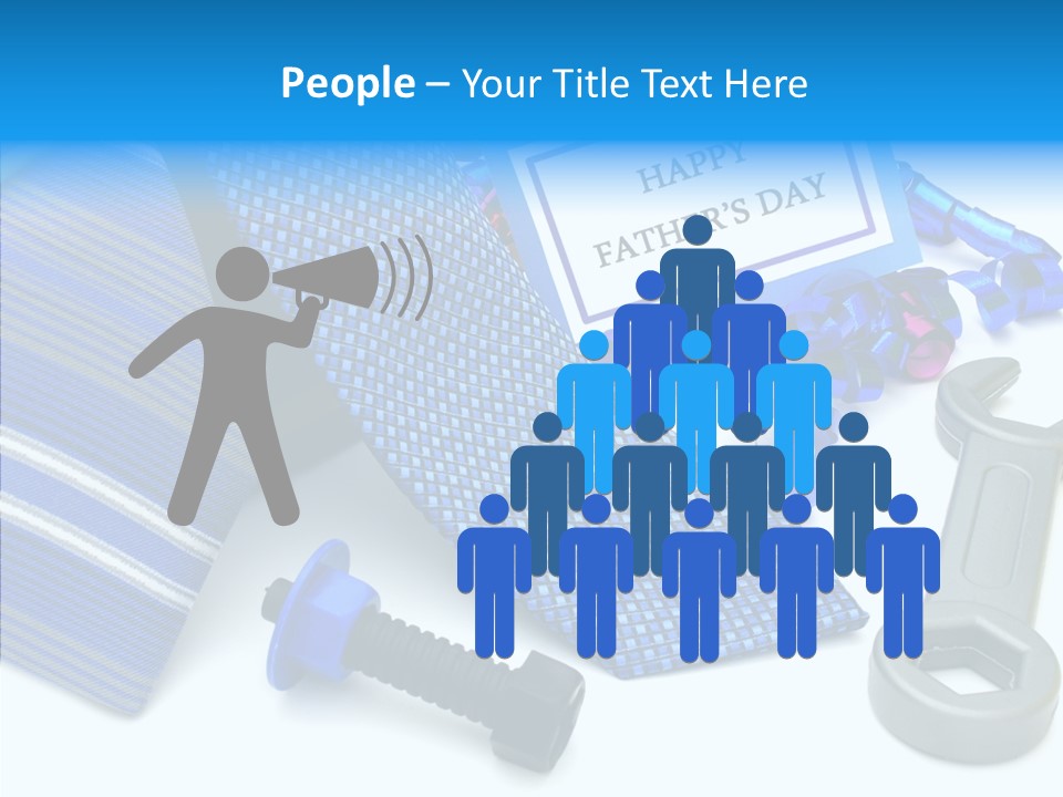 Toy Pattern Tie PowerPoint Template