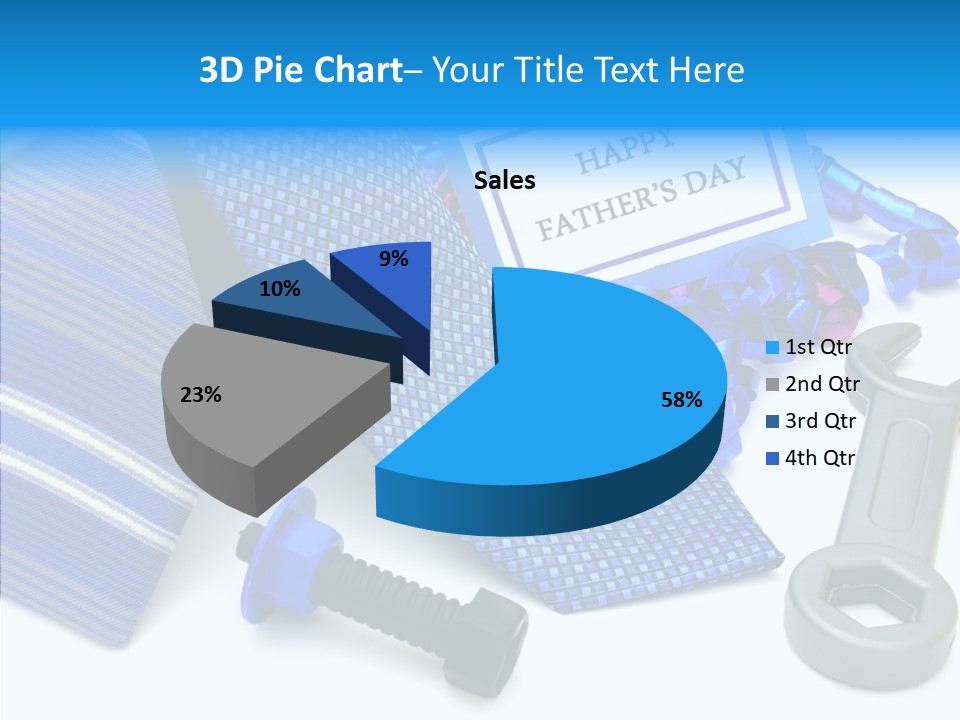 Toy Pattern Tie PowerPoint Template