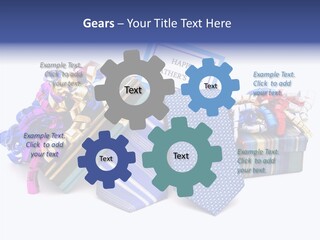 Card Clothing Background PowerPoint Template