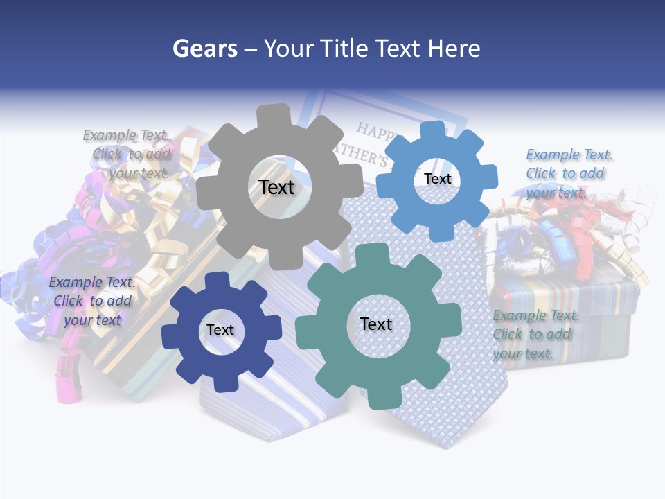 Card Clothing Background PowerPoint Template