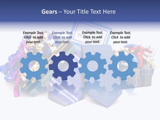 Card Clothing Background PowerPoint Template