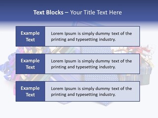 Card Clothing Background PowerPoint Template