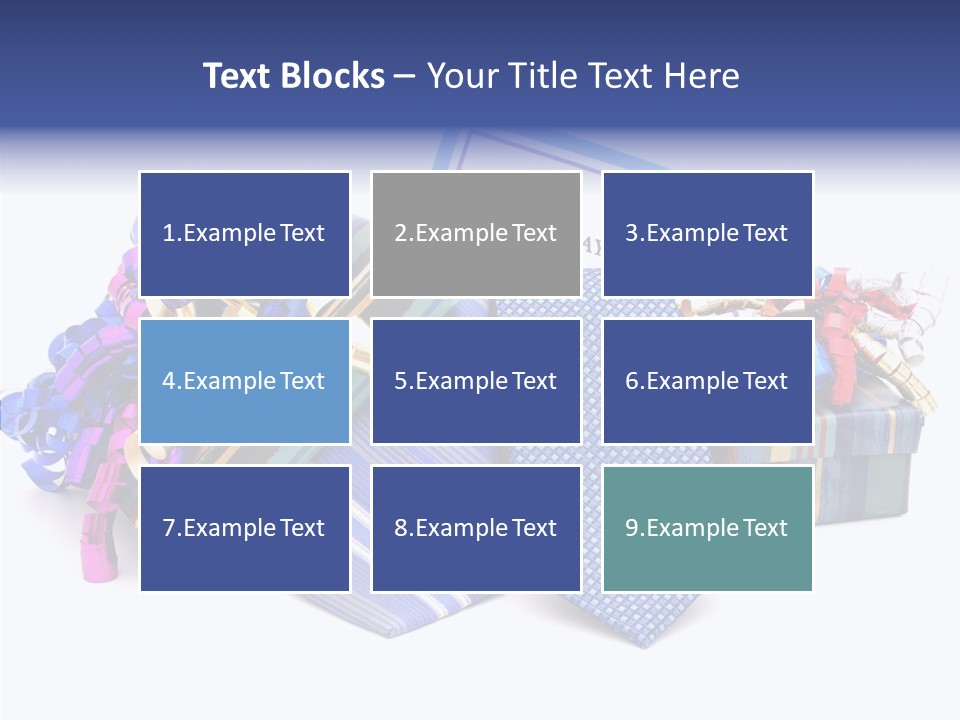 Card Clothing Background PowerPoint Template