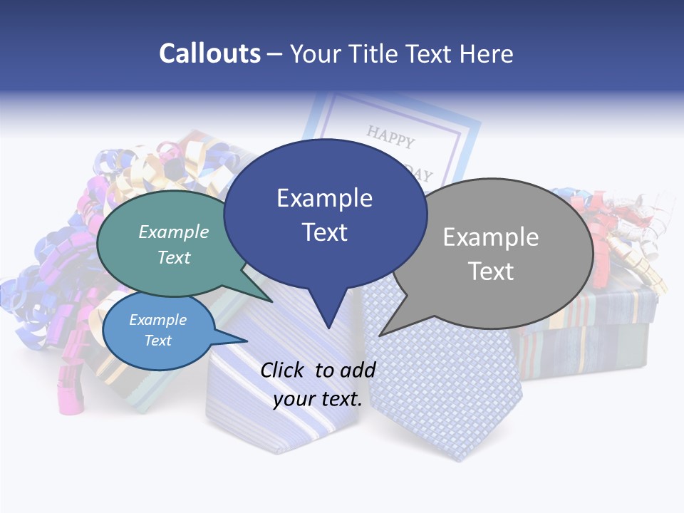 Card Clothing Background PowerPoint Template