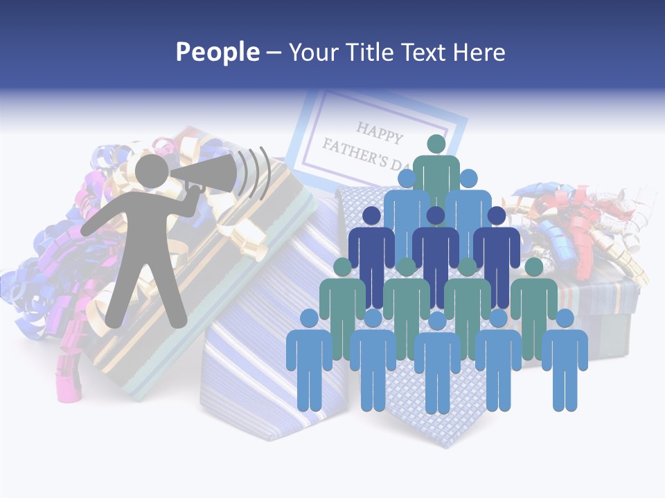 Card Clothing Background PowerPoint Template