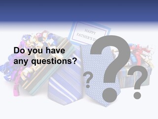Card Clothing Background PowerPoint Template