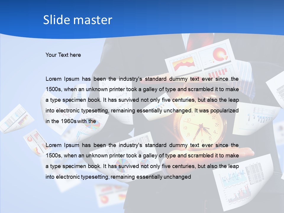 Work Stand Punctuality PowerPoint Template