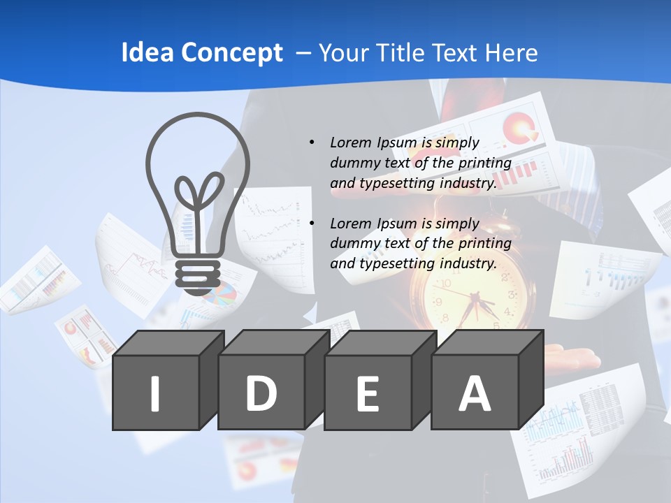 Work Stand Punctuality PowerPoint Template