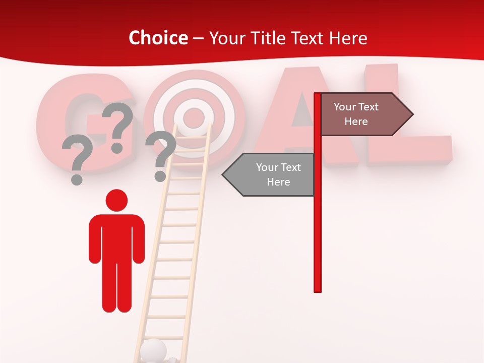 Sign Shortcut Imagination PowerPoint Template