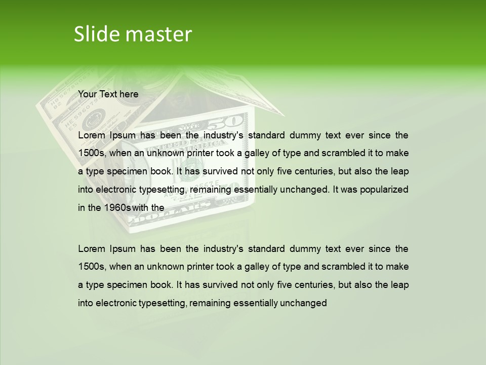 Insurance Bank Real PowerPoint Template