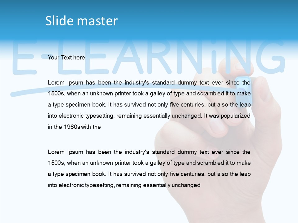 Lesson Teaching Access PowerPoint Template