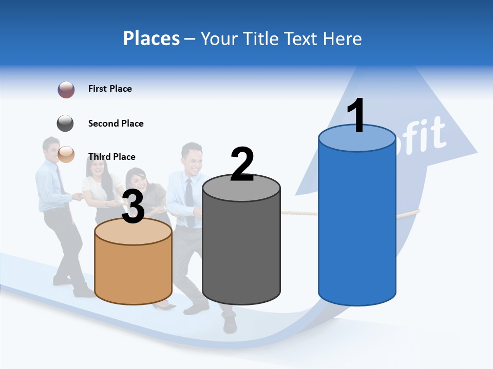 Positive Winner Growth PowerPoint Template