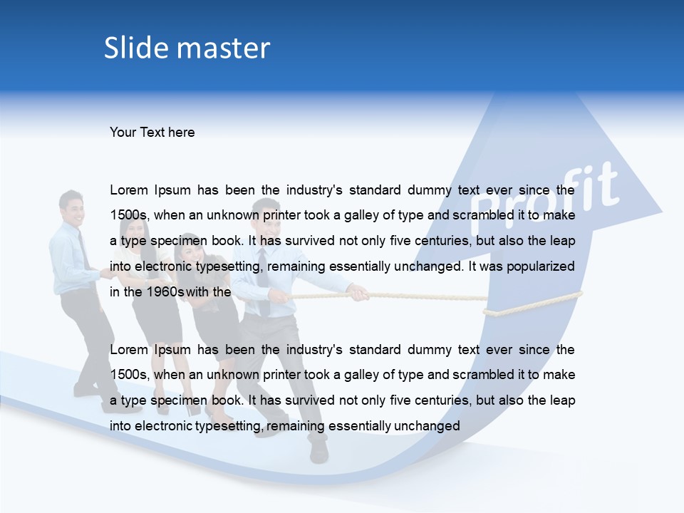 Positive Winner Growth PowerPoint Template